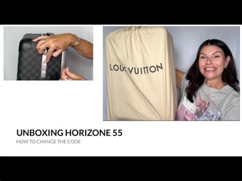 Unboxing Louis Vuitton Horizone 55 & How to Reset A TSA007 